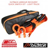 OUTBACK ARMOUR RECOVERY QUICK SNATCH KIT - LIGHT TRUCK
